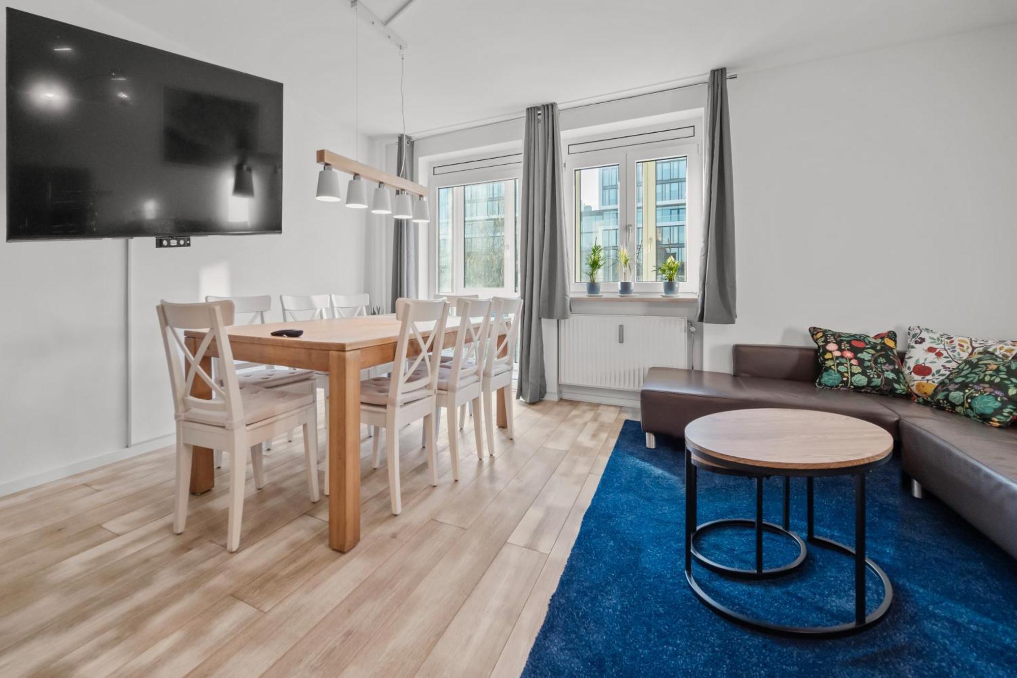 Apartment 8 Min Per U-bahn Zum Marienplatz - 120 Qm Schwabing - 3 Sz - 2 Baeder - 9 Personen Munich